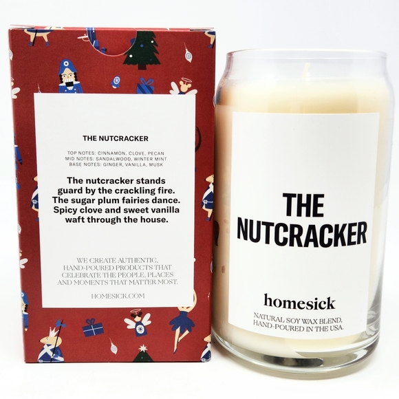 Homesick Candle The Nutcracker 13.75 oz, New, Christmas Candle, Holiday Scent - Picture 4 of 5